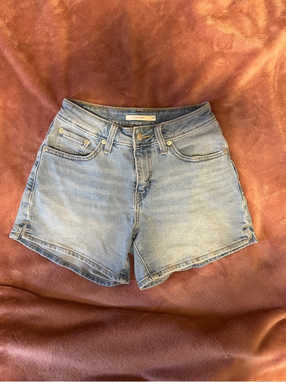 Levi's Light Blue Denim Women's Shorts
